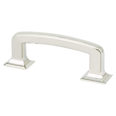 Berenson 4139-1014: 3" cc Designers Group Ten Cabinet Pull - Polished Nickel