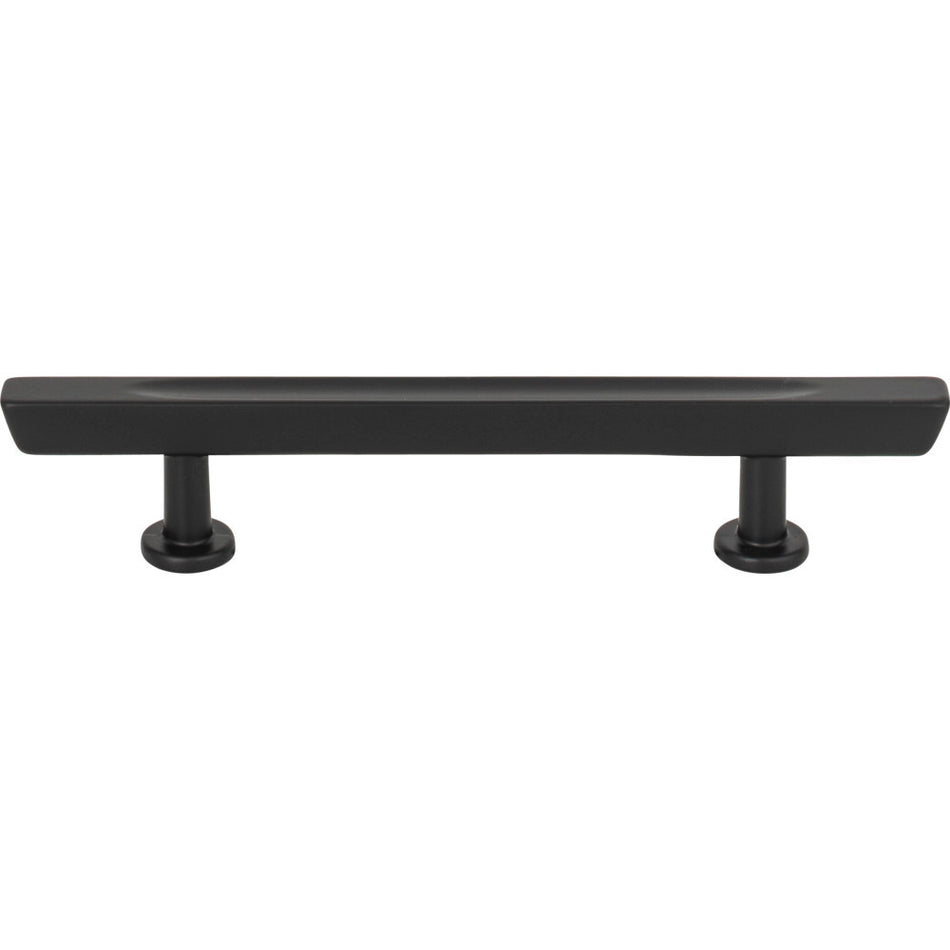 Atlas 414-BL: 3-3/4" cc Conga Cabinet Pull - Matte Black
