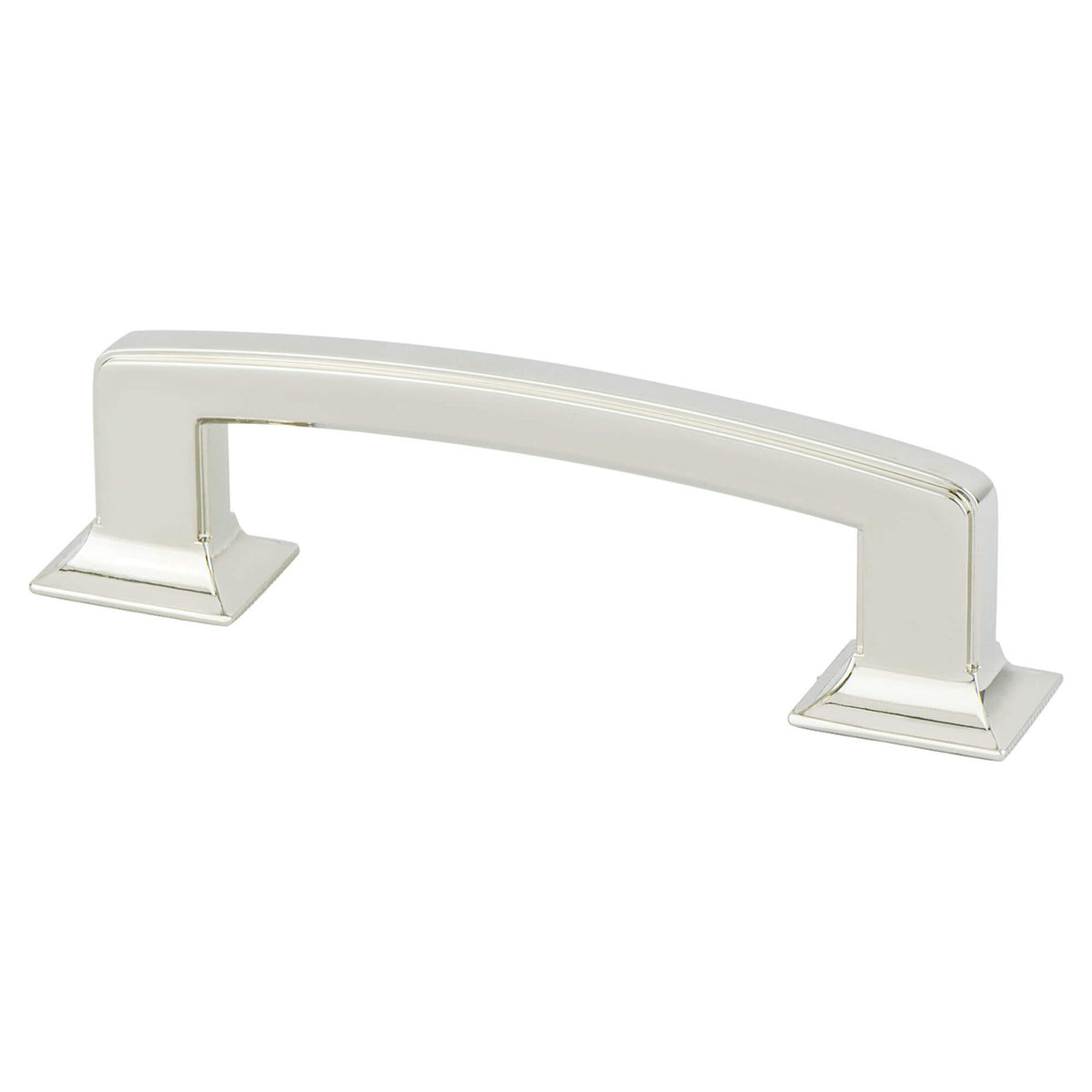 Berenson 4140-1014: 96mm cc Designers Group Ten Cabinet Pull - Polished Nickel