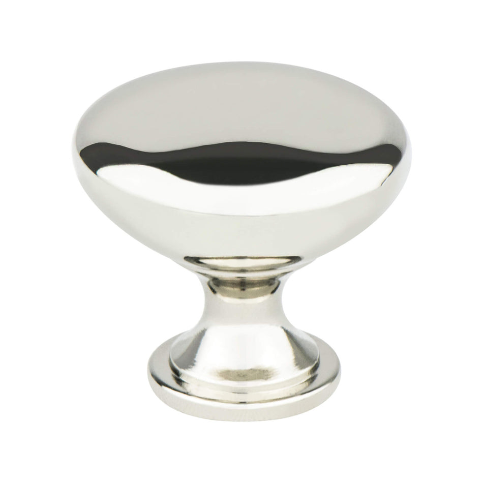 Berenson 4143-1014: 1-1/8" Designers Group Ten Round Cabinet Knob - Polished Nickel