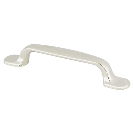 Berenson 4144-1014: 96mm cc Designers Group Ten Cabinet Pull - Polished Nickel
