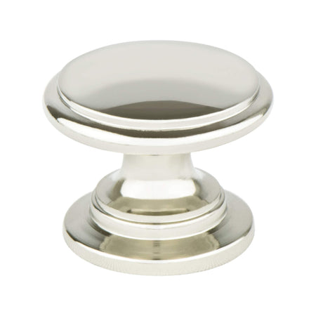 Berenson 4145-1014: 1-3/16" Designers Group Ten Cabinet Knob - Polished Nickel