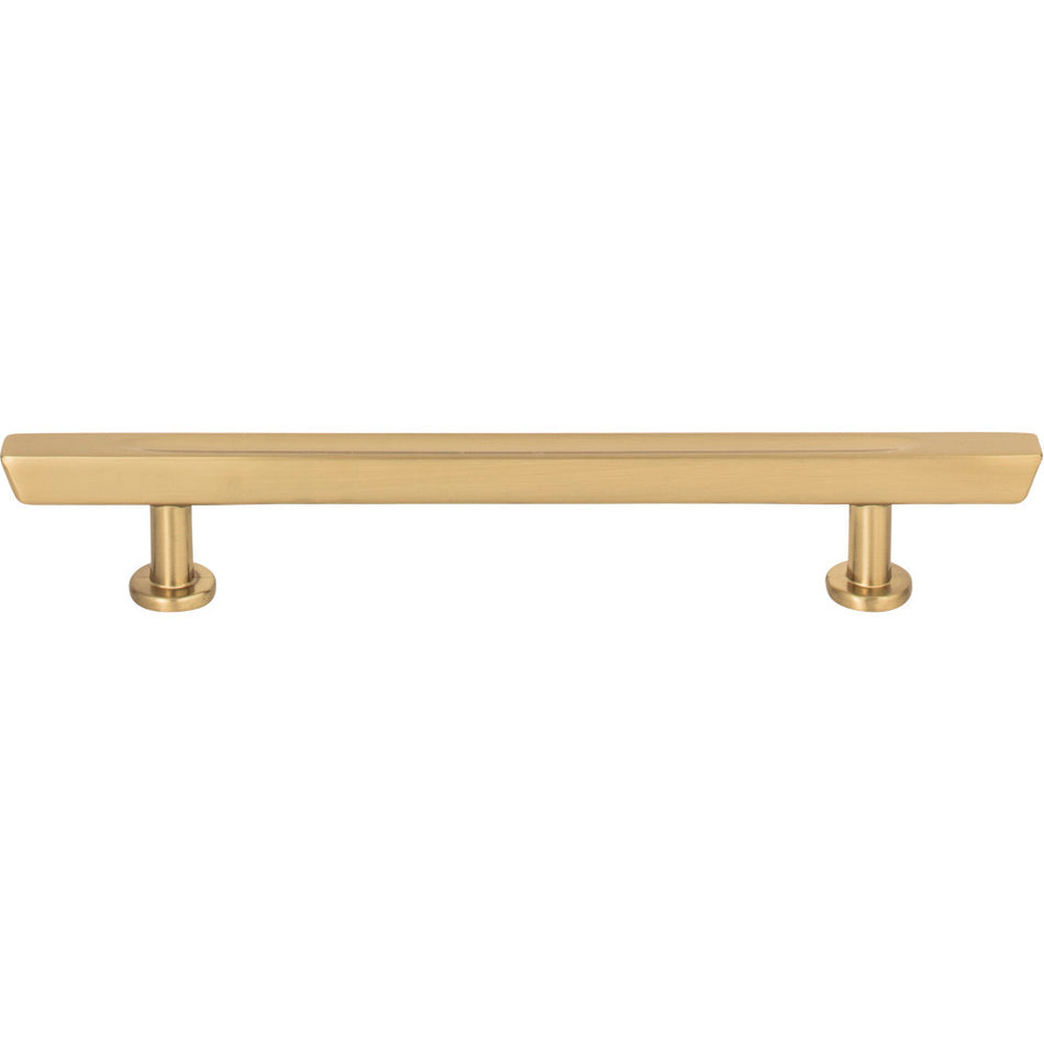 Atlas 415-WB: 5-1/16" cc Conga Cabinet Pull - Warm Brass