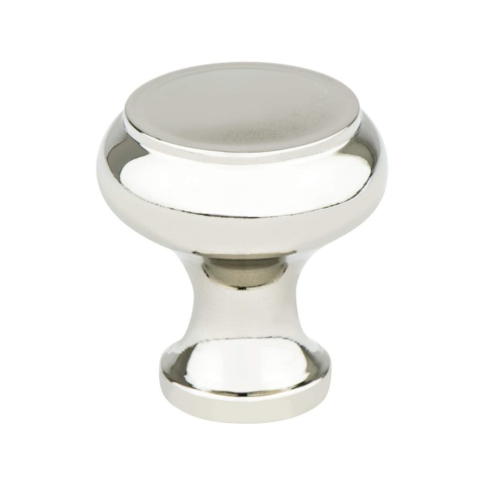 Berenson 4150-1014: 1-1/4" Designers Group Ten Cabinet Knob - Polished Nickel