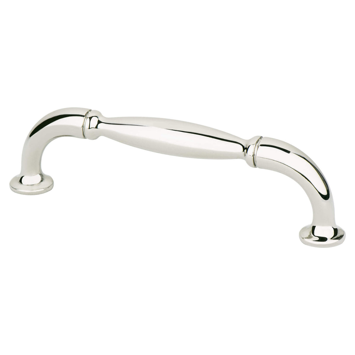 Berenson 4153-1014: 96mm cc Designers Group Ten Cabinet Pull - Polished Nickel