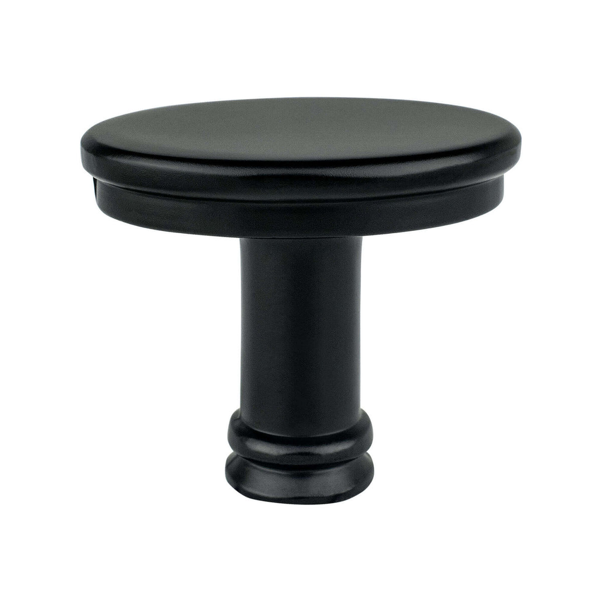 Berenson 4158-1055: 1-7/16" Dierdra Oval Cabinet Knob - Matte Black