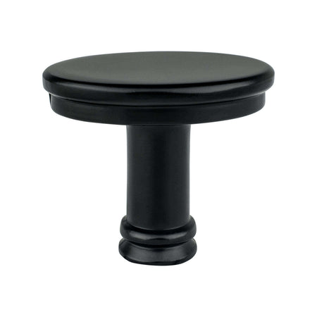 Berenson 4158-1055: 1-7/16" Dierdra Oval Cabinet Knob - Matte Black