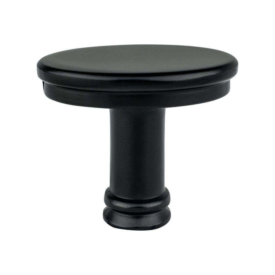 Berenson 4158-1055: 1-7/16" Dierdra Oval Cabinet Knob - Matte Black