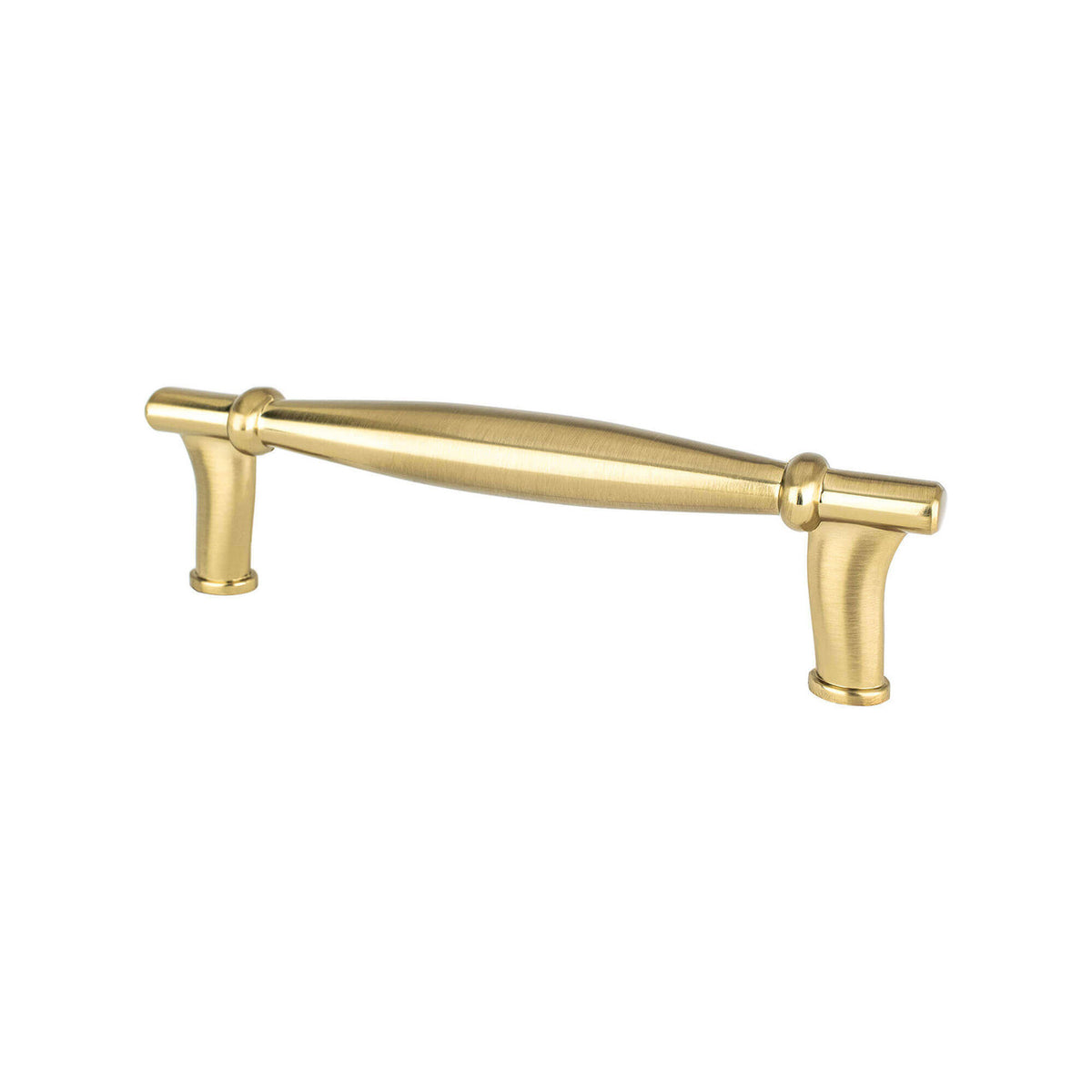 Berenson 4160-1MDB: 96mm cc Dierdra Cabinet Pull - Modern Brushed Gold