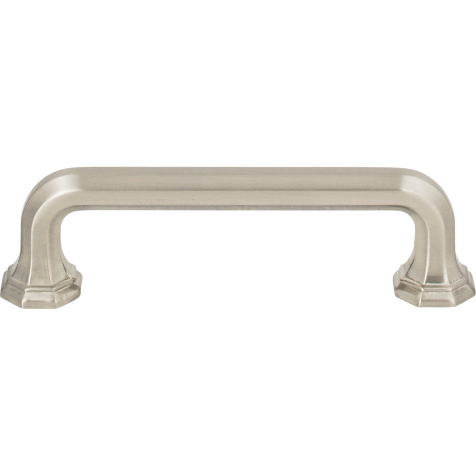 Atlas 419-BRN: 3-3/4" cc Elizabeth Cabinet Pull - Brushed Nickel