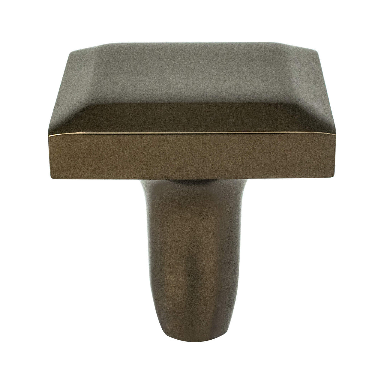 Berenson 4192-10TB: 1-3/16" Metro Square Cabinet Knob - Toasted Bronze
