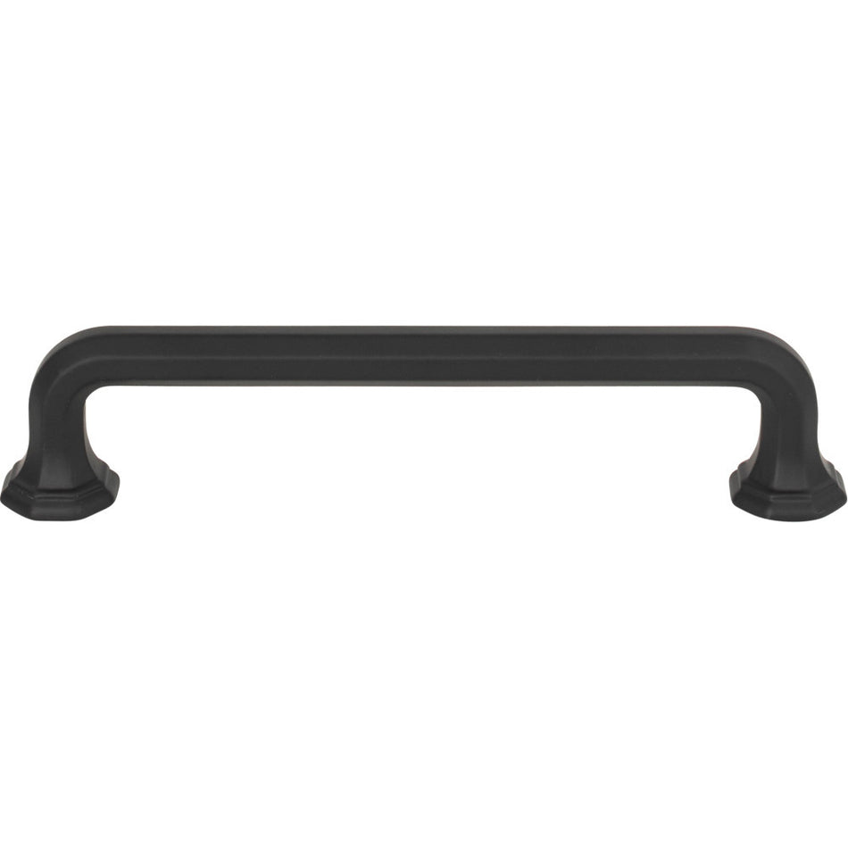 Atlas 420-BL: 5-1/16" cc Elizabeth Cabinet Pull - Matte Black
