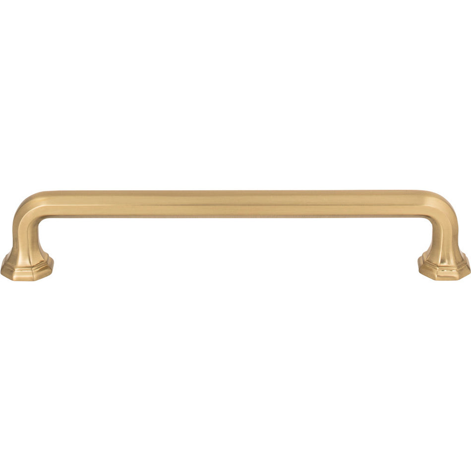 Atlas 421-WB: 6-5/16" cc Elizabeth Cabinet Pull - Warm Brass