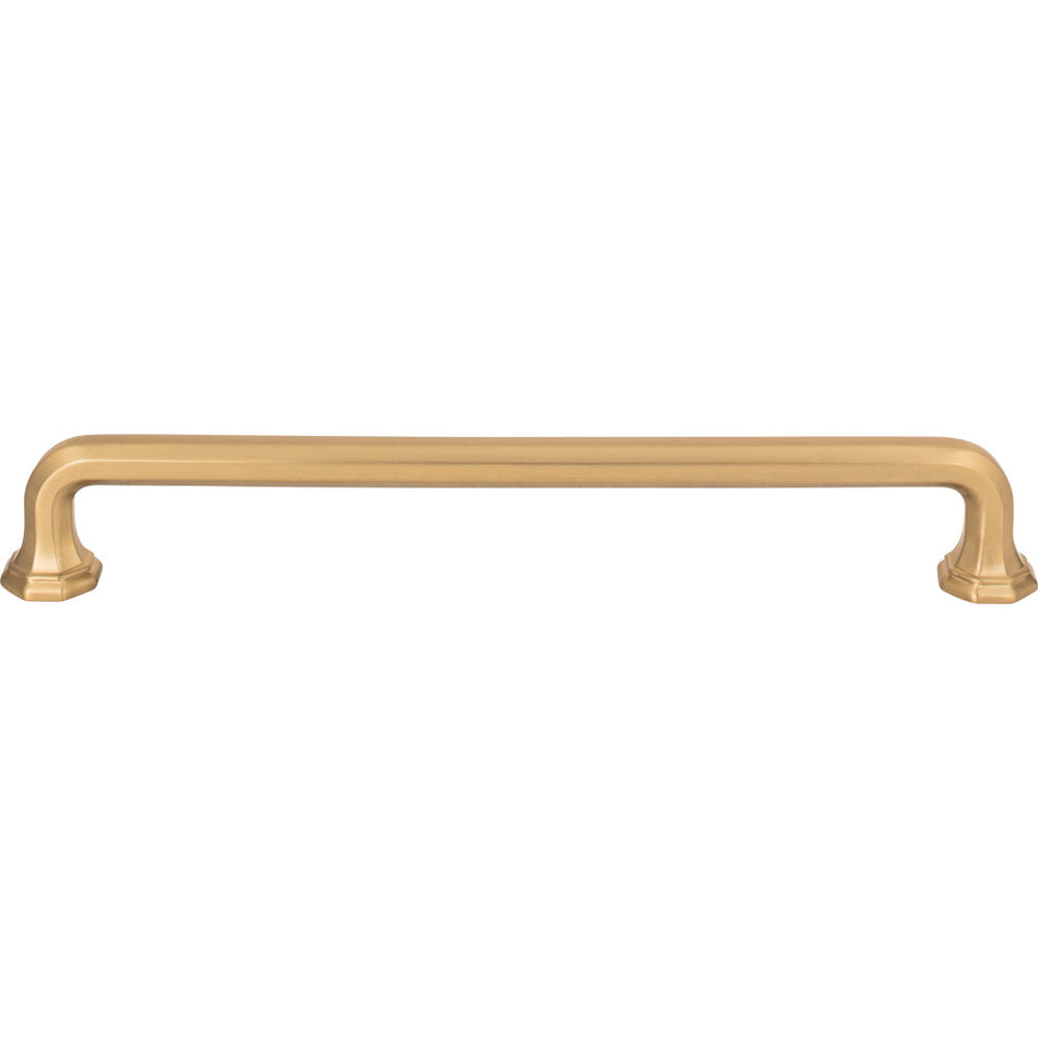 Atlas 422-WB: 7-9/16" cc Elizabeth Cabinet Pull - Warm Brass