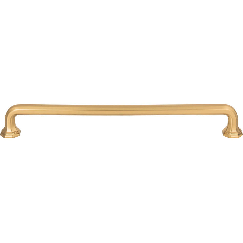Atlas 423-WB: 8-13/16" cc Elizabeth Cabinet Pull - Warm Brass