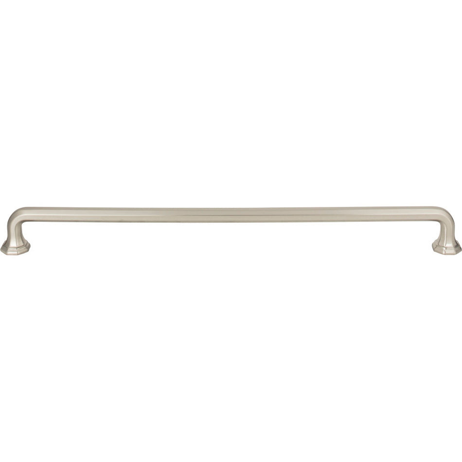 Atlas 424-BRN: 12" cc Elizabeth Cabinet Pull - Brushed Nickel