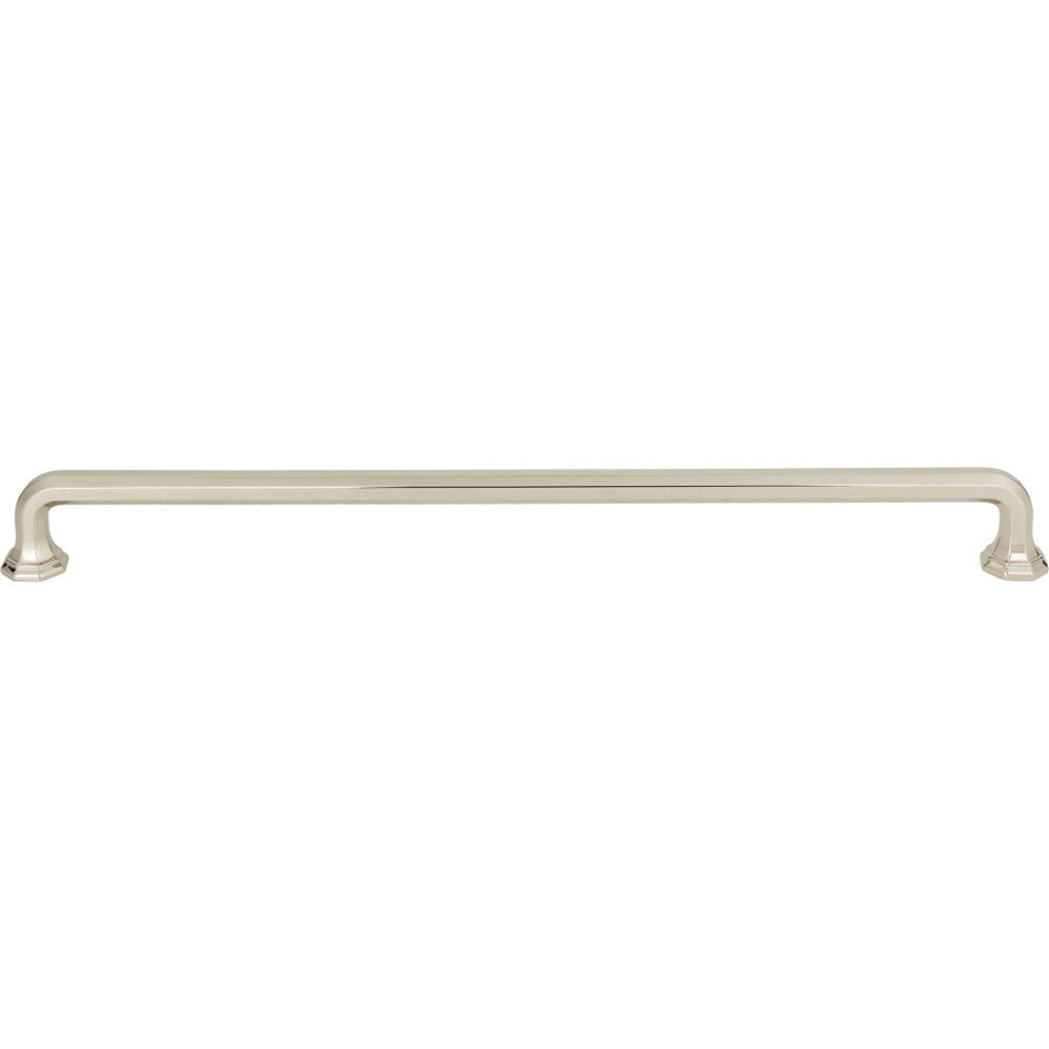 Atlas 424-PN: 12" cc Elizabeth Cabinet Pull - Polished Nickel