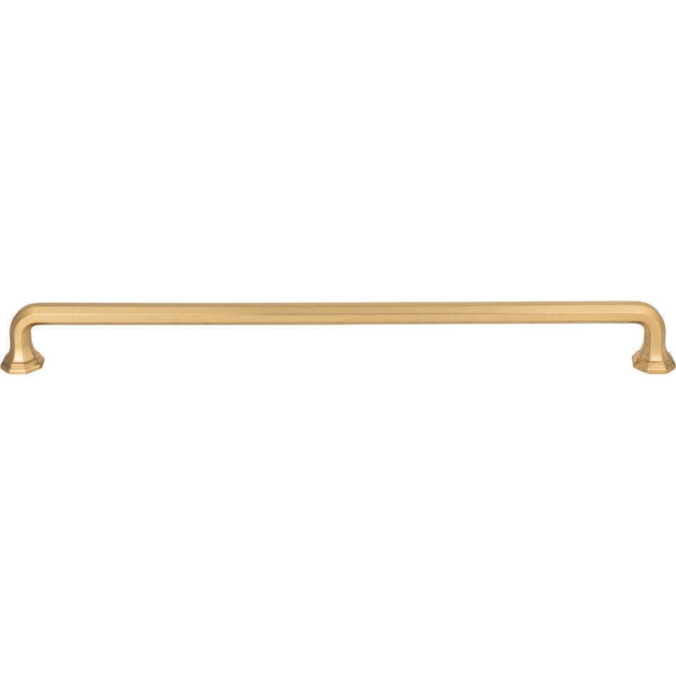 Atlas 424-WB: 12" cc Elizabeth Cabinet Pull - Warm Brass