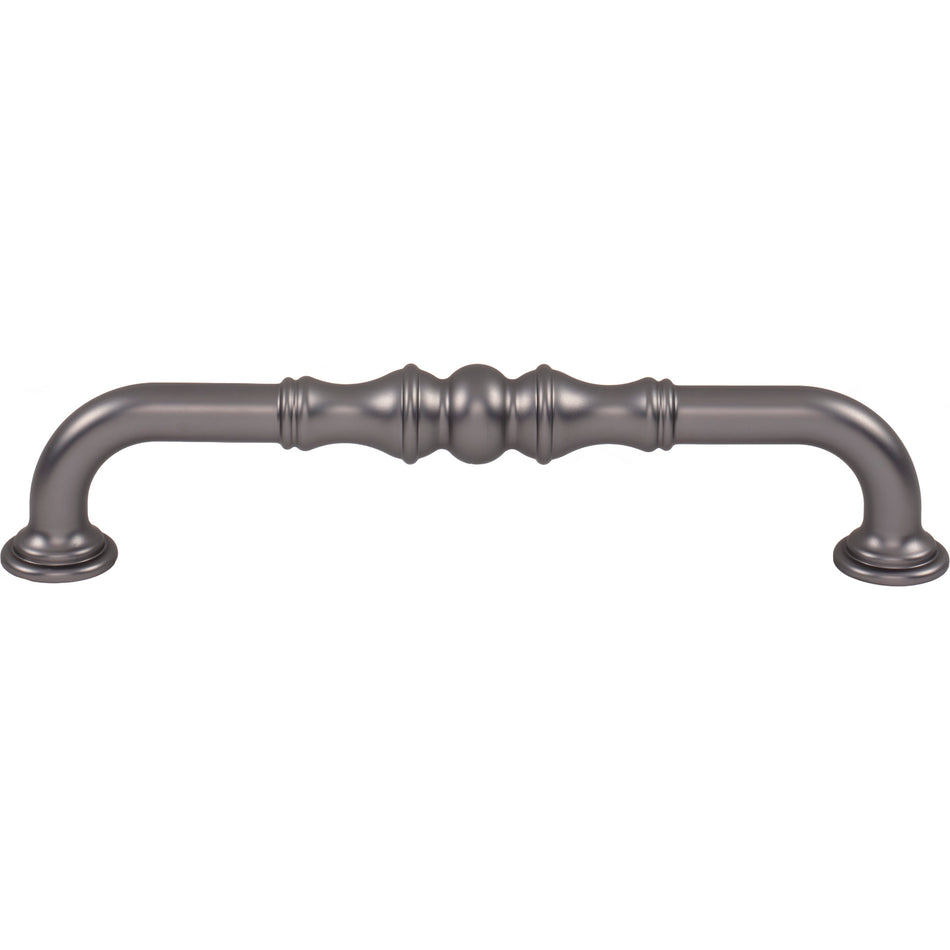 Top Knobs TK3433AG: 6-5/16" cc Bayridge Cabinet Pull - Ash Gray