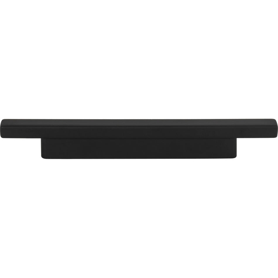 Atlas 427-BL: 3", 3-3/4" or 5-1/16" cc Tom Tom Cabinet Pull - Matte Black