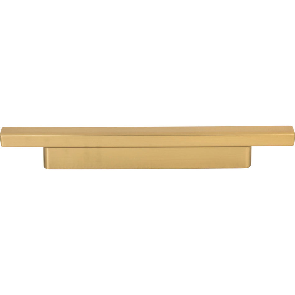 Atlas 427-WB: 3", 3-3/4" or 5-1/16" cc Tom Tom Cabinet Pull - Warm Brass