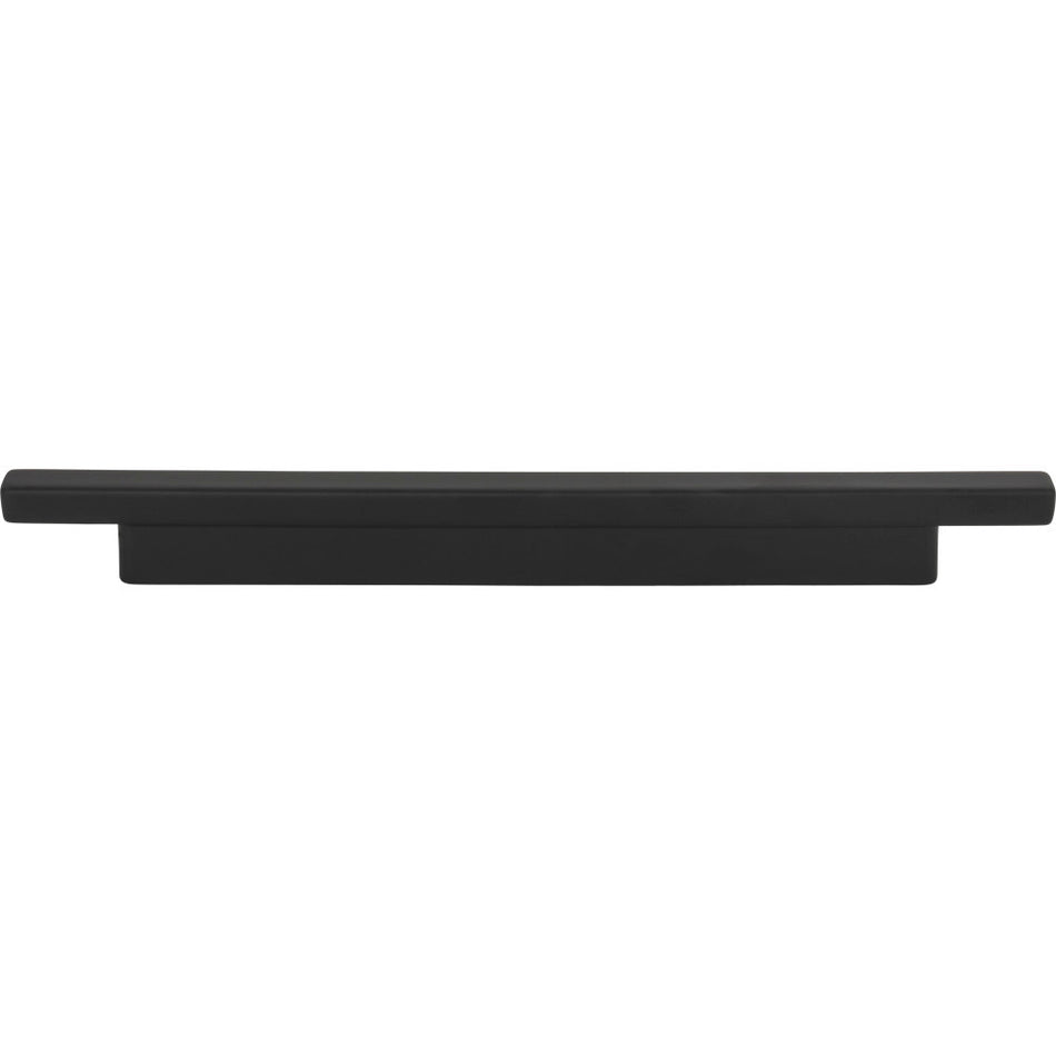 Atlas 428-BL: 6-5/16" cc or 7-9/16" cc Tom Tom Cabinet Pull - Matte Black