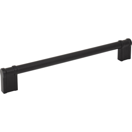 Top Knobs TK3389BLK: 18" cc Newburn Appliance Pull - Flat Black