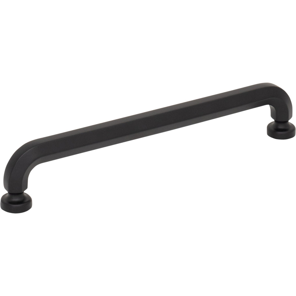Top Knobs TK3323BLK: 6-5/16" Stanmore D-Handle Cabinet Pull - Flat Black