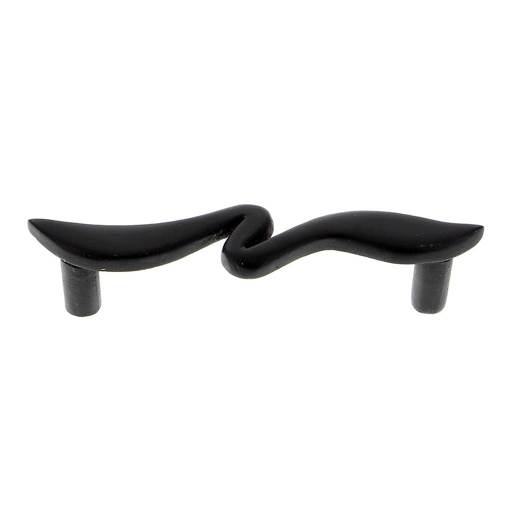 Hawk Hill 430SS: 4-1/2" cc Bent Cabinet Pull - Brass