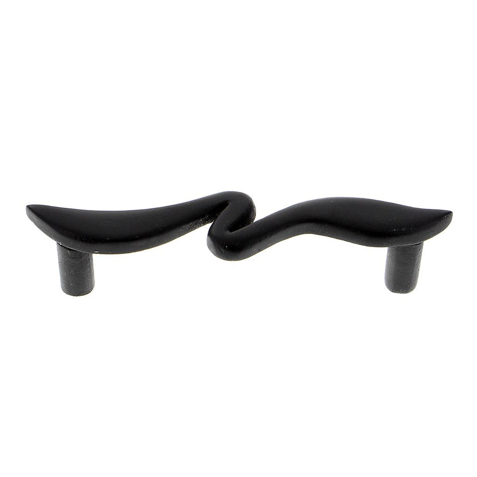 Hawk Hill 430SS: 4-1/2" cc Bent Cabinet Pull - Brass