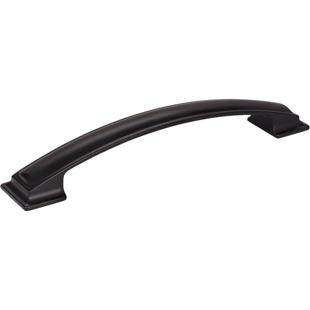 Jeffrey Alexander 435-160MB: 160mm cc Annadale Arch Bar Cabinet Pull - Matte Black