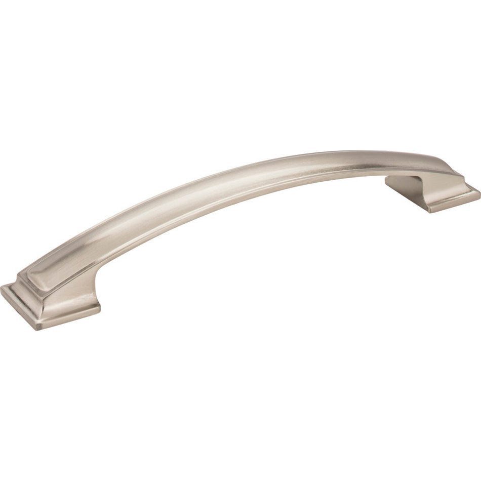 Jeffrey Alexander 435-160SN: 160mm cc Annadale Arch Bar Cabinet Pull - Satin Nickel