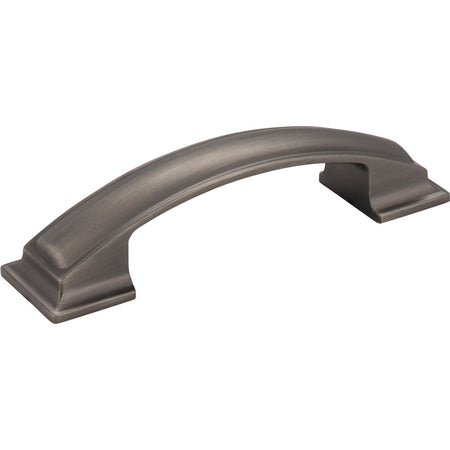Jeffrey Alexander 435-96BNBDL: 96mm cc Annadale Arch Bar Cabinet Pull - Brushed Pewter