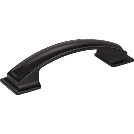 Jeffrey Alexander 435-96MB: 96mm cc Annadale Arch Bar Cabinet Pull - Matte Black