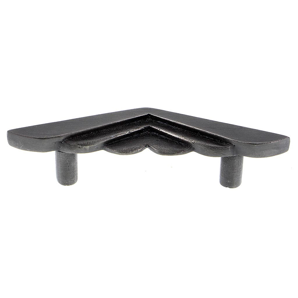 Hawk Hill 435AP: 5" cc Heart Cabinet Pull - Polished Pewter