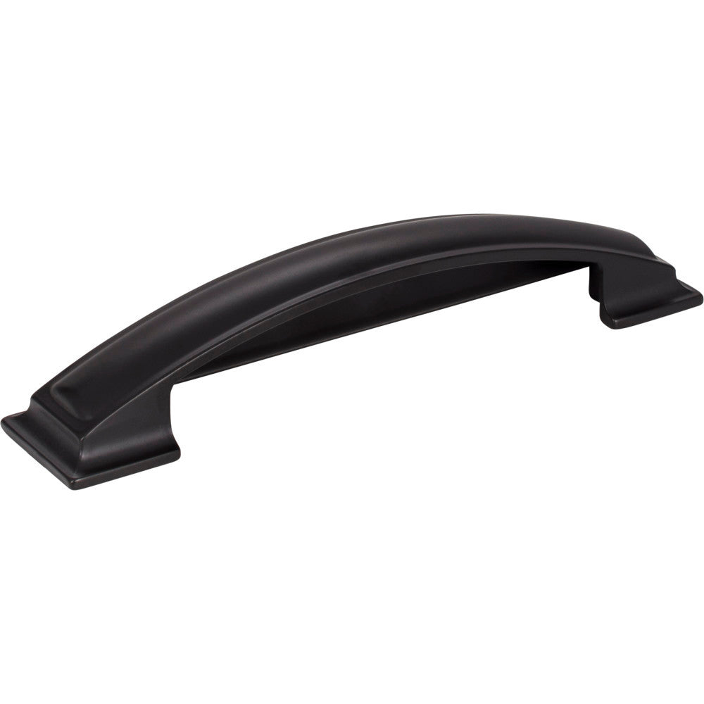 Jeffrey Alexander 436-128MB: 128mm cc Annadale Cup Cabinet Pull - Matte Black
