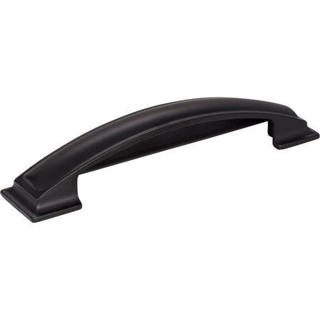 Jeffrey Alexander 436-128MB: 128mm cc Annadale Cup Cabinet Pull - Matte Black
