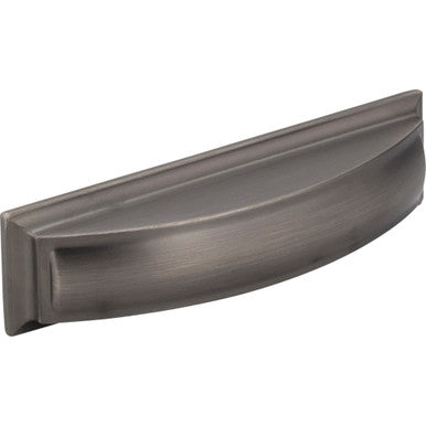 Jeffrey Alexander 436-96BNBDL: 96mm cc Annadale Cup Cabinet Pull - Brushed Pewter