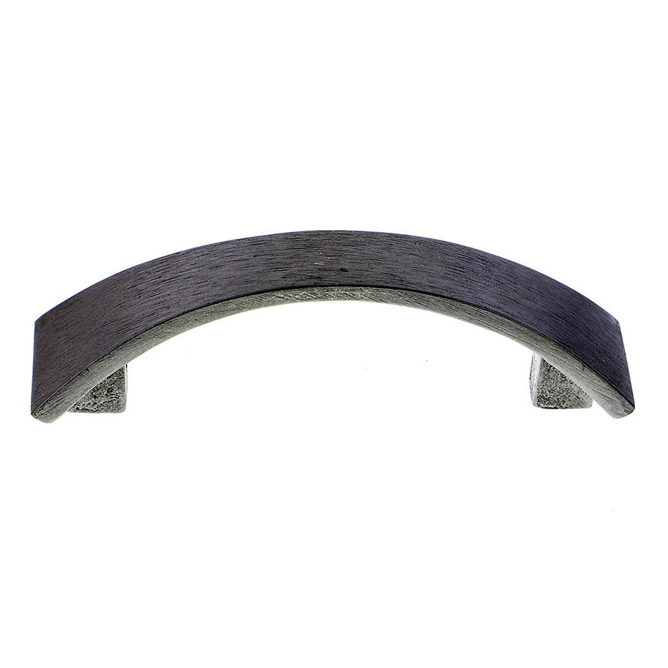Hawk Hill 436BR: 4-1/2" cc Double Arc Cabinet Pull - Bronze