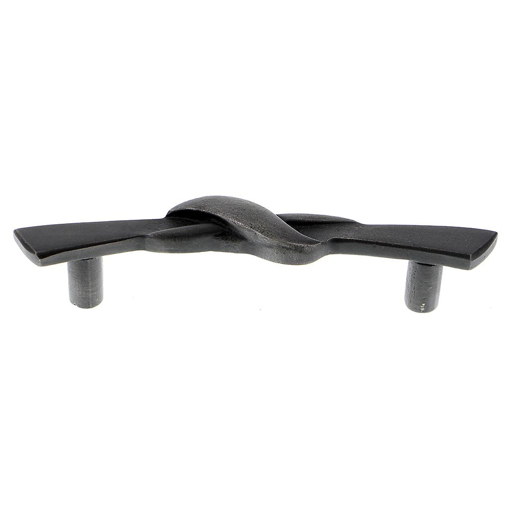 Hawk Hill 437SP: 5-1/2" cc Entwined Cabinet Pull - Satin Pewter