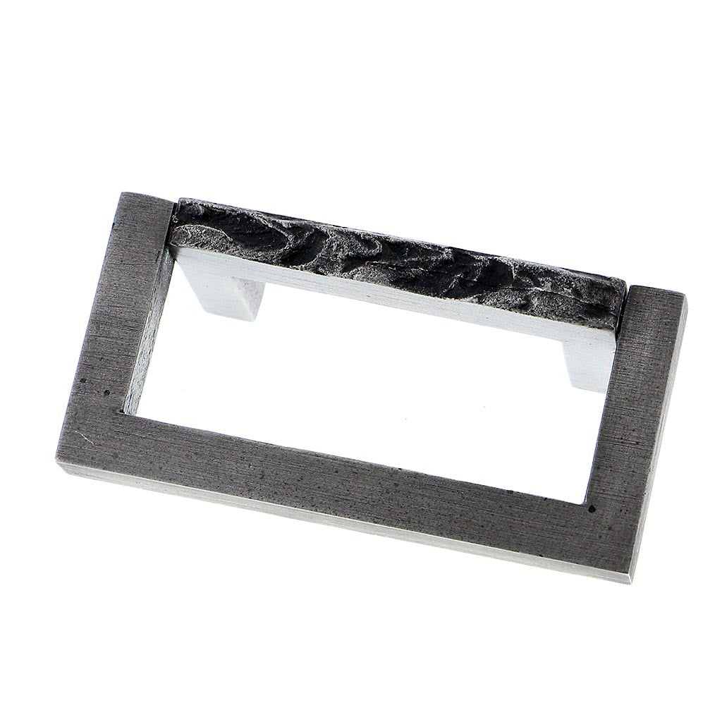 Hawk Hill 439SS: 3-1/2" cc Rustic Cabinet Pull - Brass
