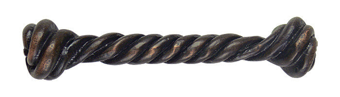 Hawk Hill 440CC: 4-1/4" cc Twist Cabinet Pull - Charcoal