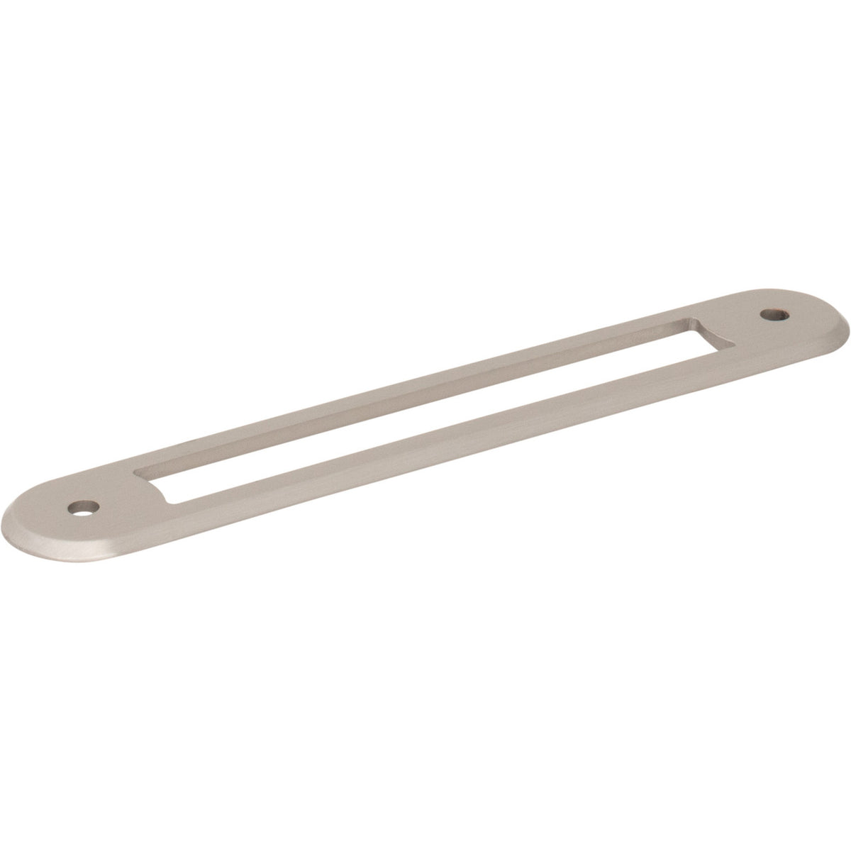 Top Knobs TK3353BSN: 5-1/16" Brockwell Oval Backplate - Brushed Satin Nickel