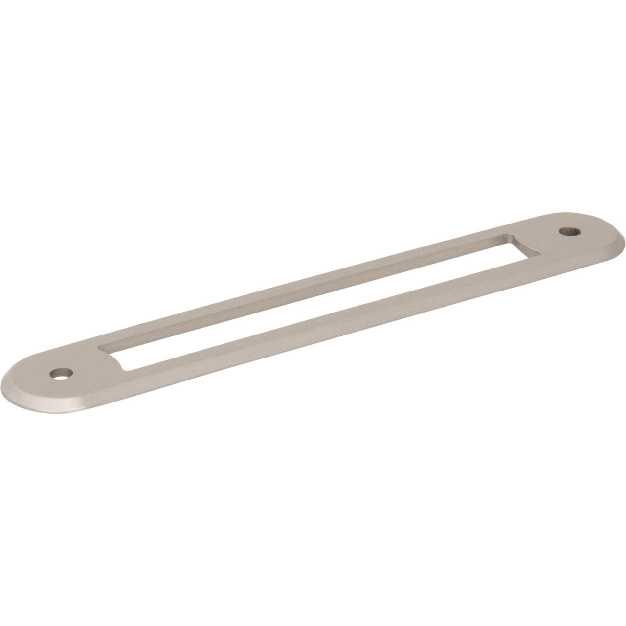 Top Knobs TK3353BSN: 5-1/16" Brockwell Oval Backplate - Brushed Satin Nickel