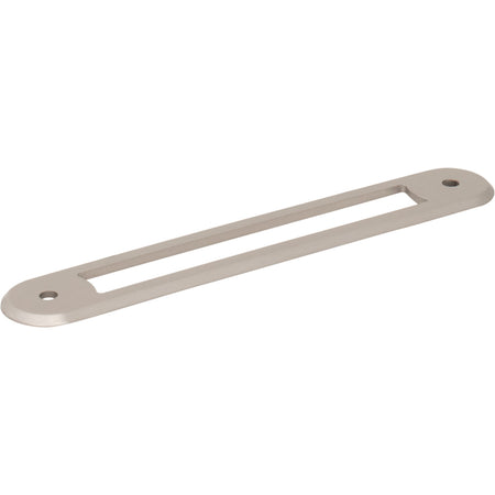 Top Knobs TK3353BSN: 5-1/16" Brockwell Oval Backplate - Brushed Satin Nickel