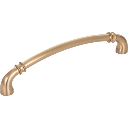 Jeffrey Alexander 445-160SBZ: 160mm cc Marie Cabinet Pull - Satin Bronze