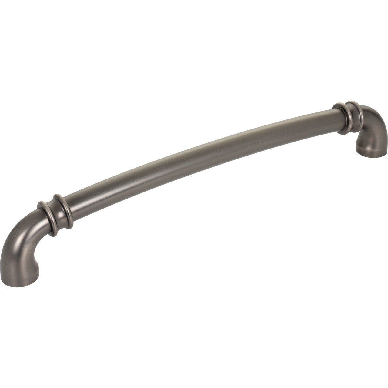 Jeffrey Alexander 445-18BNBDL: 18" cc Marie Appliance Pull - Brushed Pewter