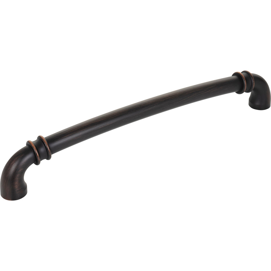 Jeffrey Alexander 445-18DBAC: 18" cc Marie Appliance Pull - Oil Rubbed Bronze