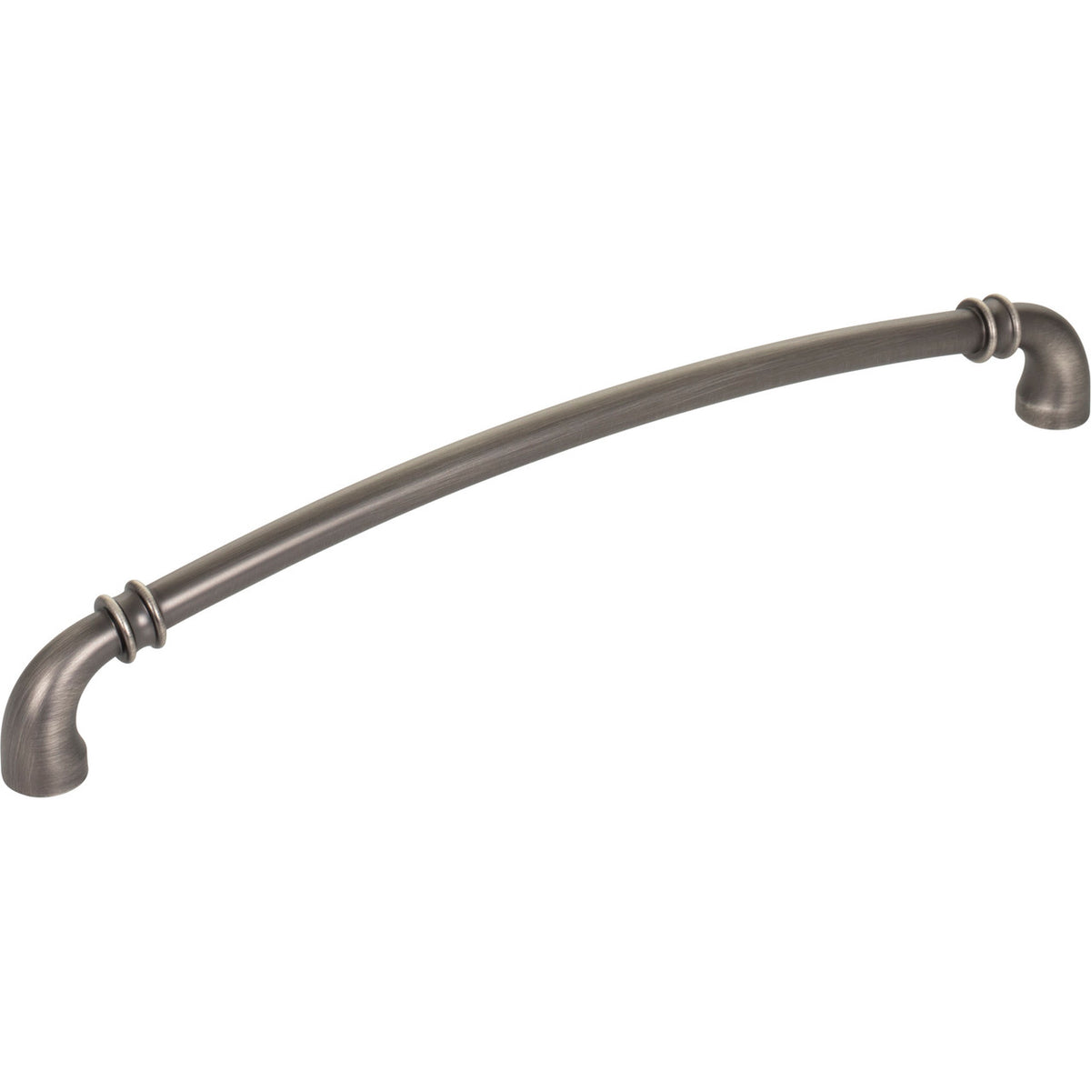 Jeffrey Alexander 445-224BNBDL: 224mm cc Marie Cabinet Pull - Brushed Pewter