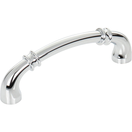 Jeffrey Alexander 445-96PC: 96mm cc Marie Cabinet Pull - Polished Chrome